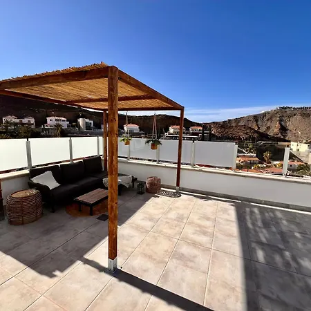 Luxury Boho With Heated Pool, Rooftop And Panoramic Sea View In Amadores * Mogán